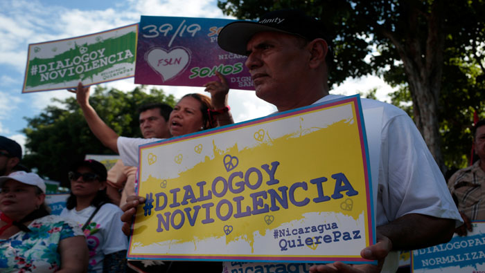 Varias veces el pueblo nicaragüense ha abogado por el diálogo.