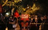 Desde que Lula fue detenido en Curitiba se mantienen las movilizaciones para exigir su libertad. 