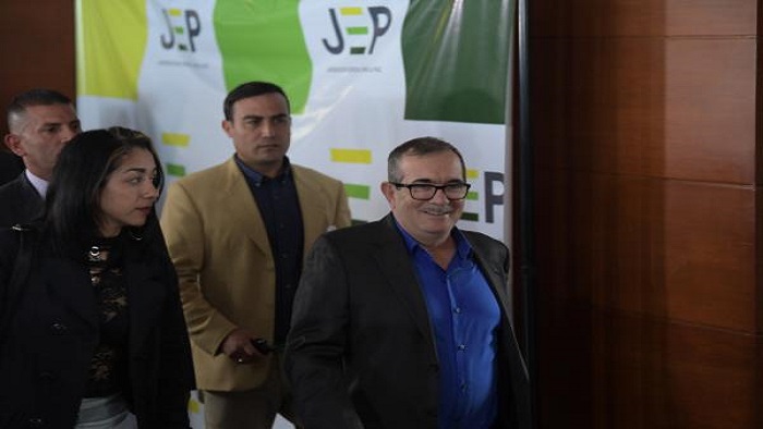 El líder de la Fuerza Alternativa Revolucionaria del Común (FARC), Rodrigo Londoño, reiteró su compromiso de paz con el pueblo colombiano.