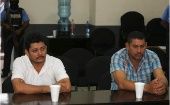 Pedro Mena Amador y Medardo Sequeira comparecerán ante el juzgado sexto de Managua el próximo 15 de agosto. Foto: 