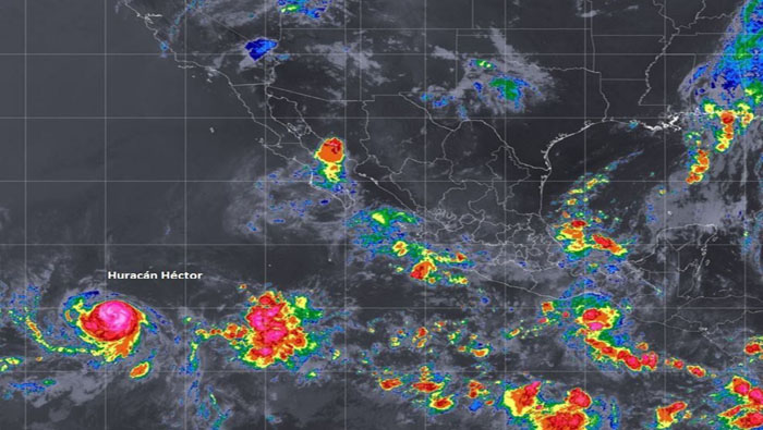Las instituciones del Estado han informado sobre posibles precipitaciones de granizo, tormentas y vientos al norte de México por el resto de la semana.