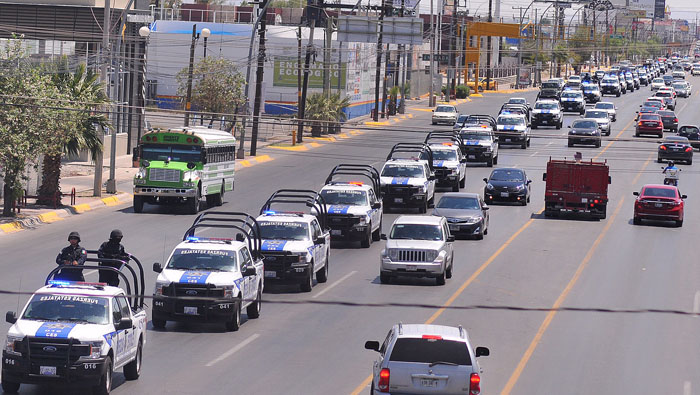 Policías llegan a Ciudad Juárez tras ola de asesinatos