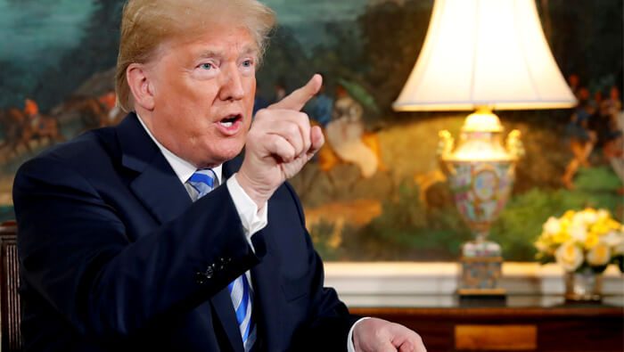 Trump indicó que hará respetar las nuevas sanciones contra Irán