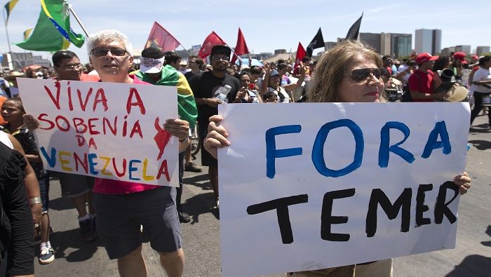 El pueblo brasileño ha estado en franco rechazo a las reformas ejercidas por Michel Temer.