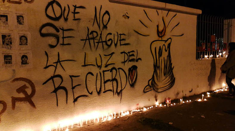 La memoria y la justicia son las demandas del pueblo chileno ante tantos horrores que dejaron los 17 años de dictadura: Que no se apague la luz del recuerdo.