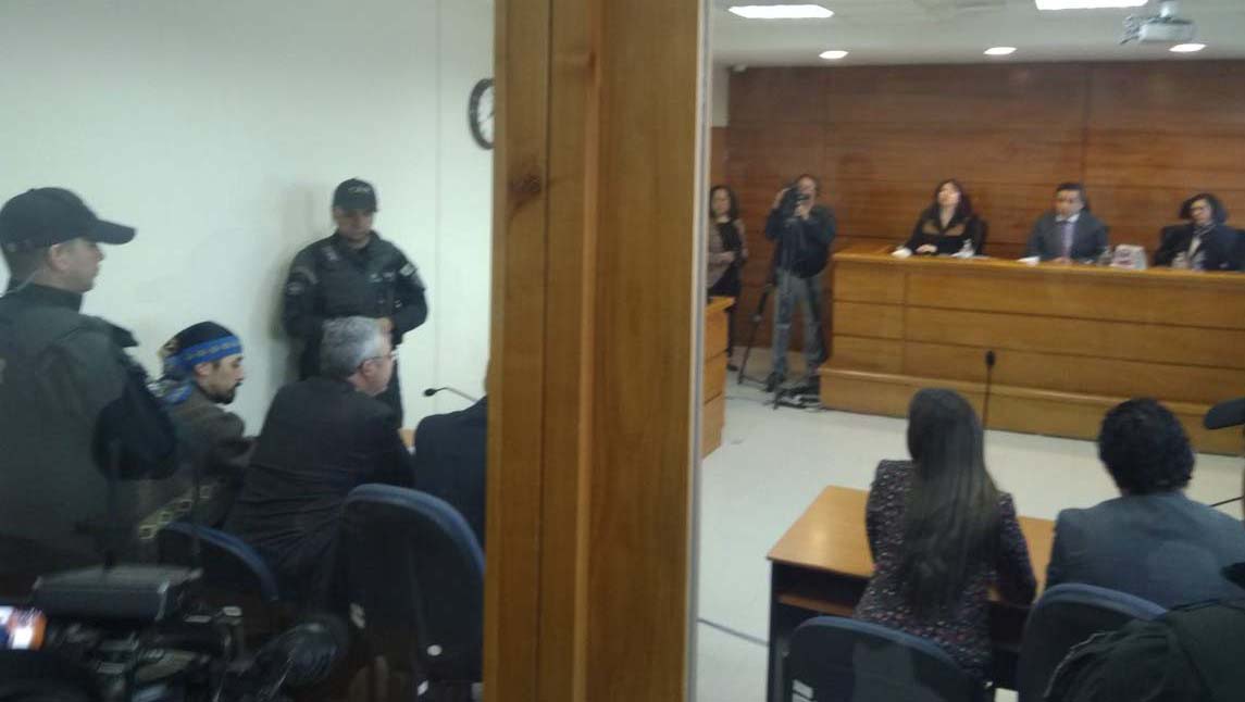 Facundo Huala es acusado por los delitos de incendio de un fundo en Valdivia ocurrido en 2013 y porte ilegal de arma de fuego.