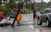 El tifón Mangkhut causó grandes destrozos en el norte de Filipinas