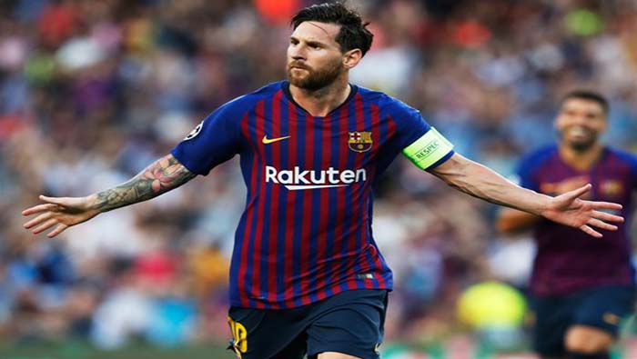 El argentino Lionel Messi hizo tres goles en el encuentro.