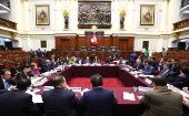 Comisión del Congreso peruano analiza la propuesta del Gobierno sobre un parlamento bicameral. 