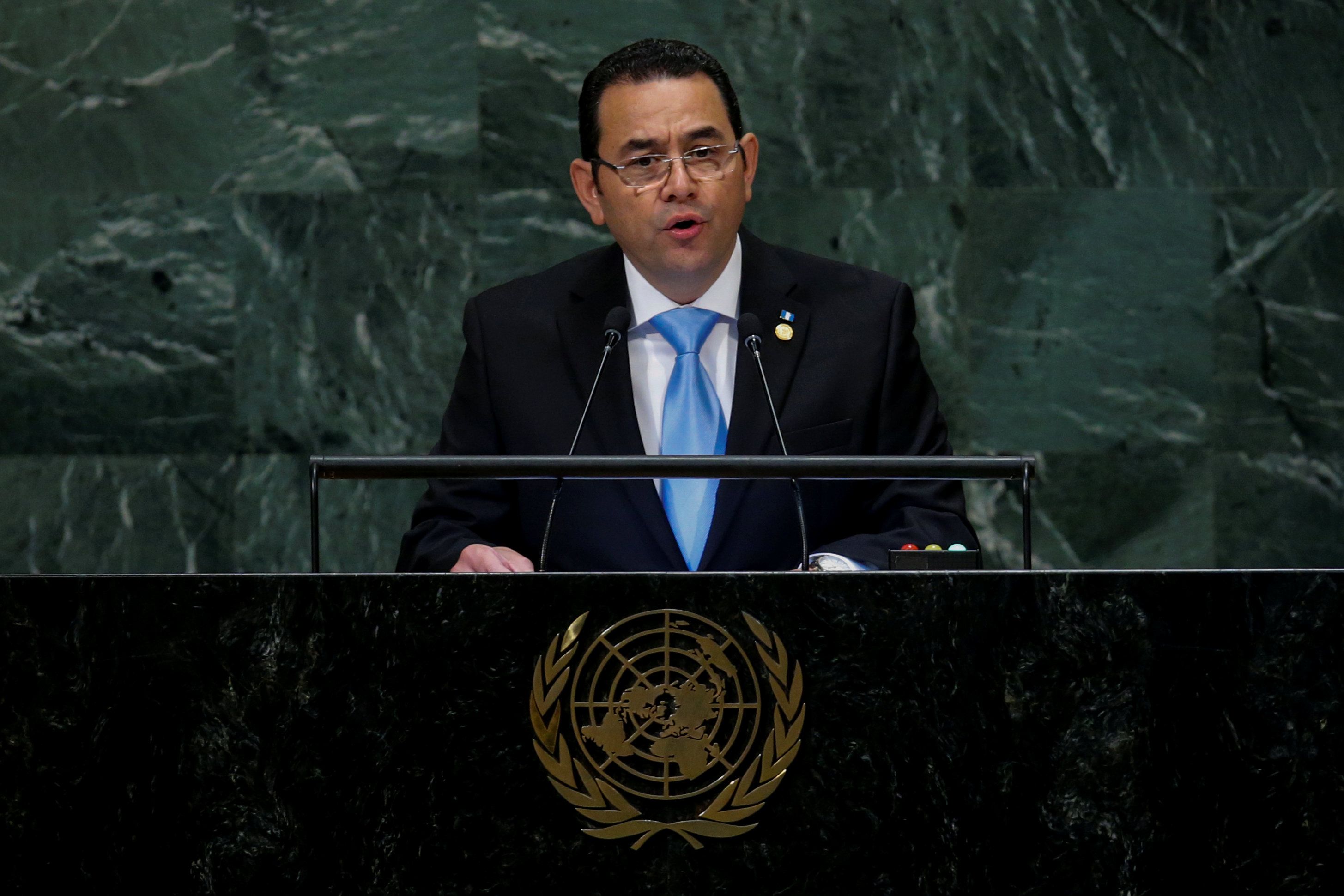 Morales destacó que en Guatemala no quieren enfrentamientos, “queremos paz y justicia”.