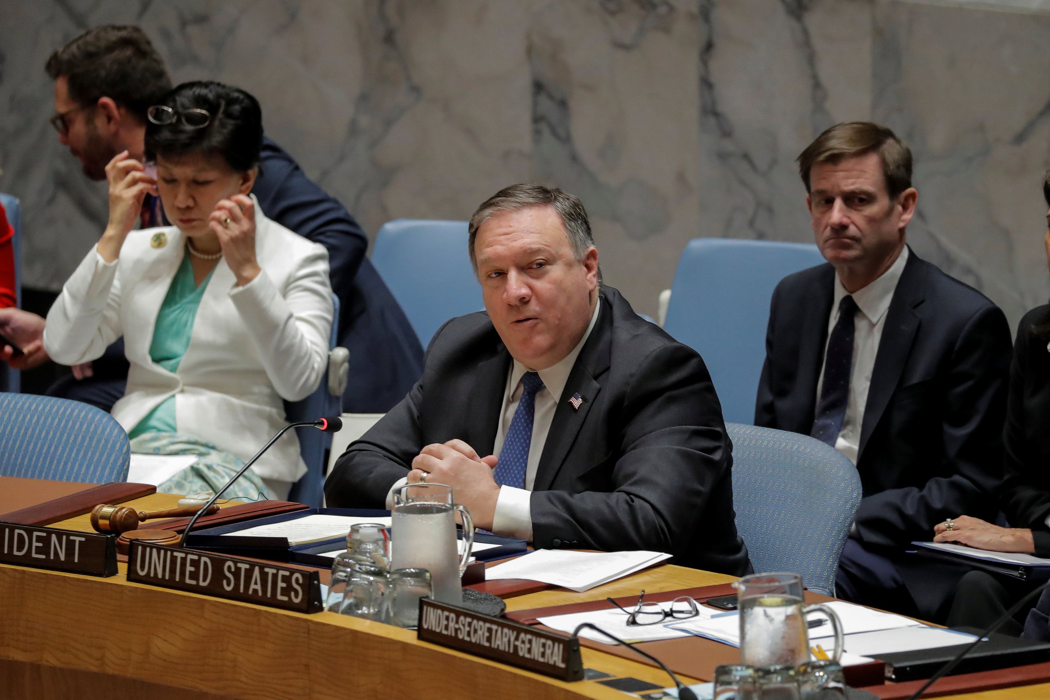 Mike Pompeo acusó a países miembros de la ONU de no cumplir con la resolución contra Corea del Norte.