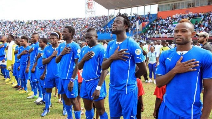 El equipo de fútbol nacional de Sierra Leona está suspendido del torneo deportivo Copa África de Naciones. 