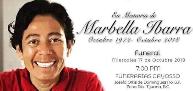 Marbella Ibarra's funeral was held Wednesday.