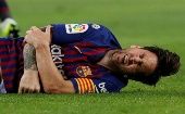 La preocupación por la lesión de Messi aumenta de cara a los próximos importantes encuentros que disputará el Barcelona.