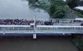 Así avanza la caravana de migrantes centroamericanos 