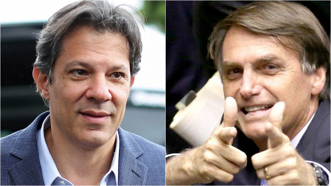 Haddad y Bolsonaro se medirán el próximo domingo en la segunda vuelta para optar a la Presidencia de Brasil.