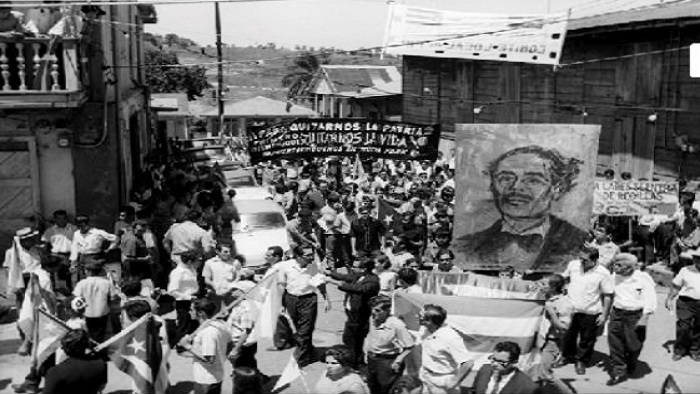 Más de mil personas fueron detenidas por participar en el Grito independentista de Jayuya en Puerto Rico.