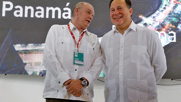 Juan Carlos Varela también mantuvo comunicación con el ministro del Comercio Exterior de Cuba, Rodrigo Malmierca, en la Feria Internacional de La Habana.