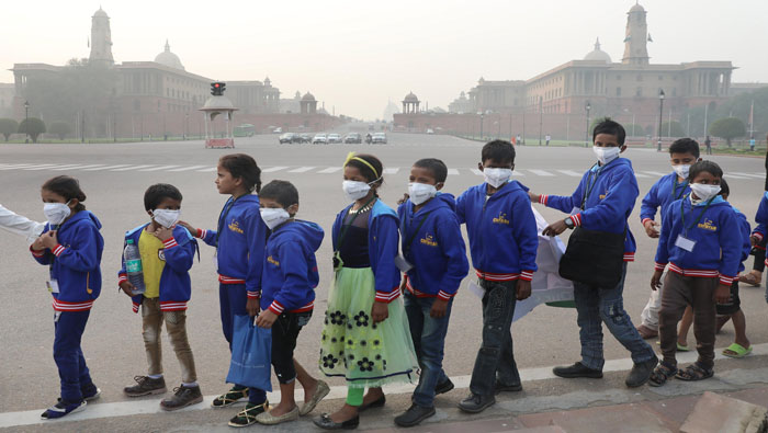 Segun la OMS en la India se encuentran las cuatro ciudades más contaminadas del mudo encabezadas por la capital Nueva Delhi.