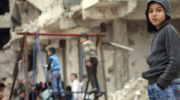 Siria es atacada de manera armada desde 2011, siendo los niños las víctimas más afectadas (Foto archivo).