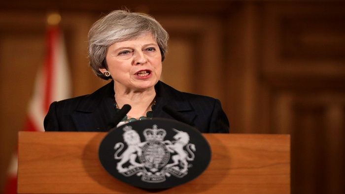 May asegura que Reino Unido abandonará la Unión Europea a partir del 29 de marzo de 2019.