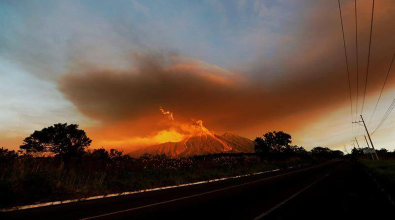 En lo que va de 2018, el volcán de Fuego ha tenido mayor actividad durante los meses de febrero, junio y noviembre.