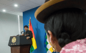 El presidente Evo Morales anunció la creación del Servicio de la Mujer y la de Despatriarcalización, que funcionará como una Defensoría de la Mujer.