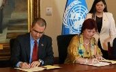 El Gobierno de Venezuela y la Unicef han suscrito varios acuerdos recientemente.