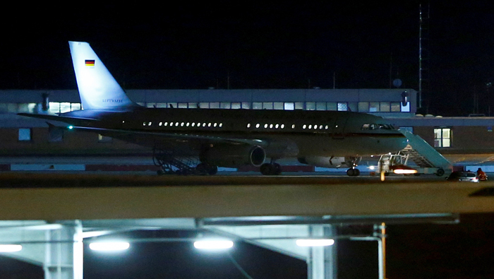 El avión tuvo que mantenerse en el Aeropuerto internacional de Colonia.