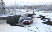 El epicentro del sismo se ubicó a 13 kilómteros de Anchorage, la ciudad más grande del estado, y con una profundidad de 40 kilómetros. 