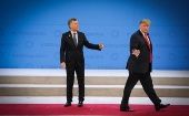  Trump dejó a Macri con la mano estirada.