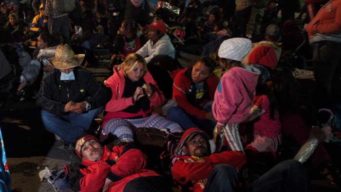 Miles de centroamericanos salieron de sus países hacia Estados Unidos para escapar de la pobreza.