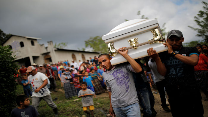 Los familiares no pudieron acompañar el traslado de los restos de la menor por órdenes de la Cancillería guatemalteca.