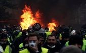 Más de 200 personas han sido detenidas durante las jornadas de protestas de los chalecos amarillos en París. 