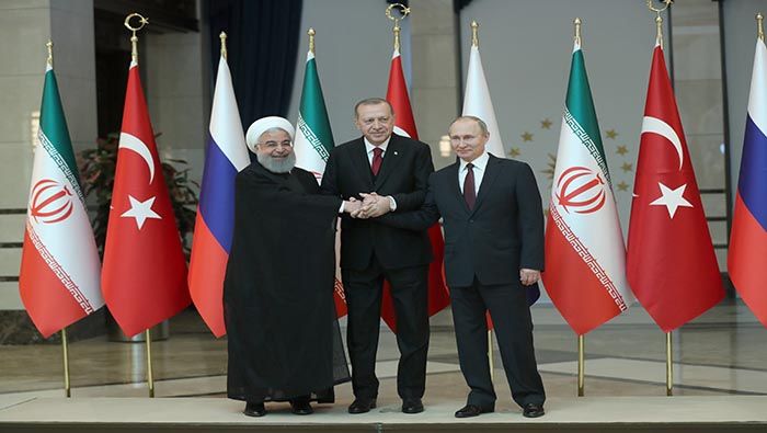Rohaní, Erdogan y Putin han mantenido encuentros para avanzar en el proceso de paz sirio.
