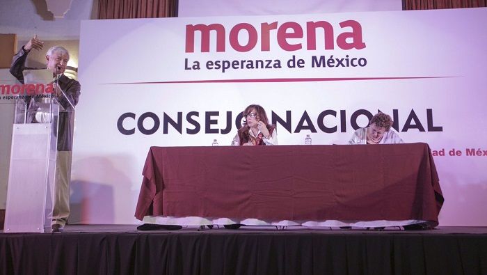 La presidenta del Comité Ejecutivo Nacional de Morena denuncia que solo en 2018 fueron asesinados 14  integrantes de este partido político.