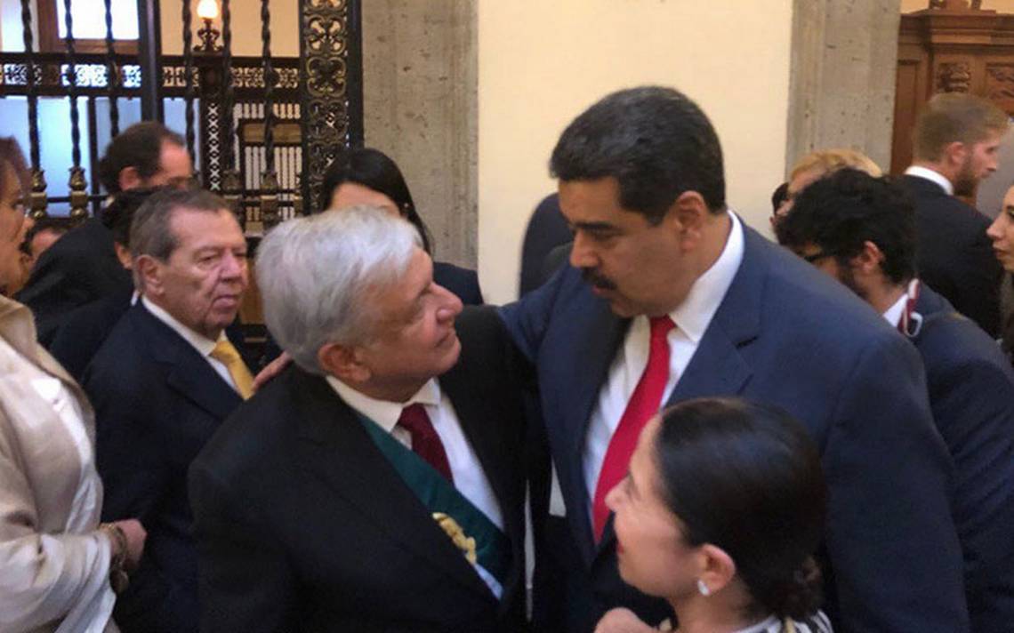 Durante su último encuentro, López Obrador le agradeció al mandatario venezolano por asistir a su juramentación como presidente de México. 