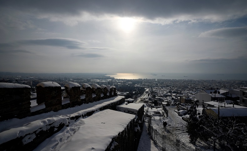 Hermosos paisajes nevados sorprendieron a los ciudadanos ante las temperaturas que oscilan por debajo de 0 grados. 