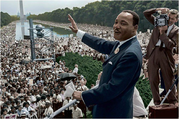 Marthin Luther King siempre luchó contra el racismo desde la no violencia.