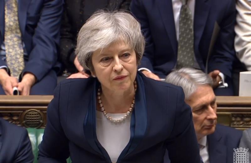 Theresa May presentó por tercera vez su acuerdo para establecer la salida de Reino Unido de la Unión Europa (UE).