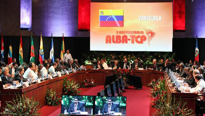 El ALBA-TCP denunció el intento de un pequeño grupo de países por desestabilizar y vulnerar al Gobierno de Venezuela.