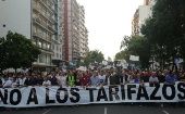 Esta fue la tercera marcha de las antorchas contra los tarifazos en Argentina.