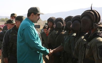 Los soldados reiteraron su respaldo y defensa a la Revolución Bolivariana. Del 10 al 15 de febrero se realizarán en Venezuela los mayores ejercicios militares de la historia.
