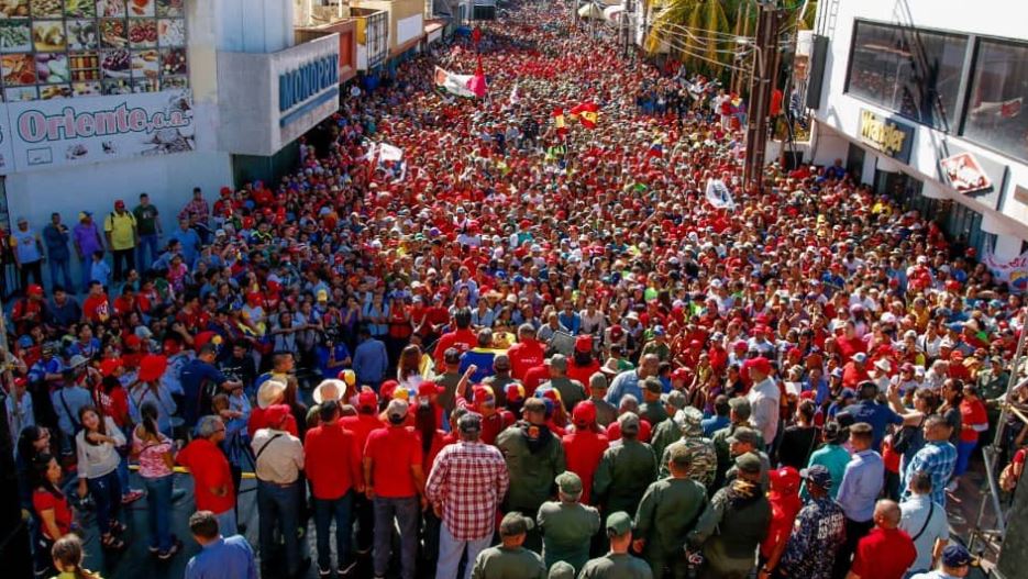 Este viernes las fuerzas del chavismo se movilizaron en el estado costero de Vargas y en el insular Nueva Esparta.