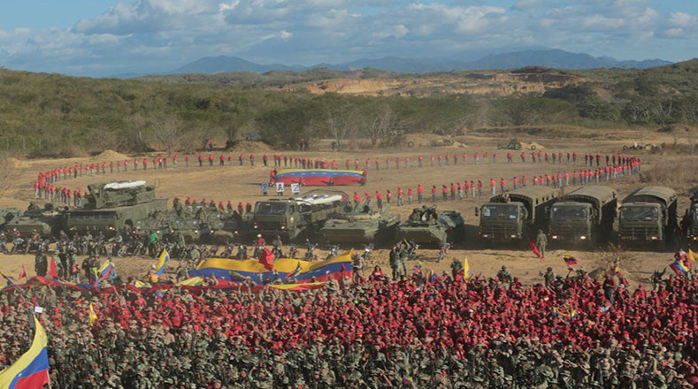 Los Ejercicios Cívico-Militares Bicentenario de Angostura 2019 iniciaron este domingo en el Fuerte Militar Guaicaipuro en Charallave, estado Miranda.
