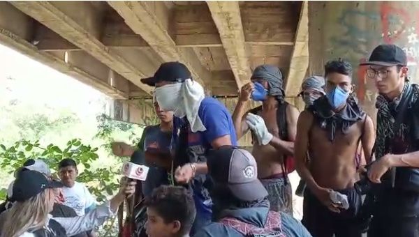Preparan actos violentos bajo complicidad policial de Colombia