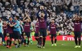 El Barcelona viene de vencer al Real Madrid 3 - 0  en la semifinal de la Copa del Rey.