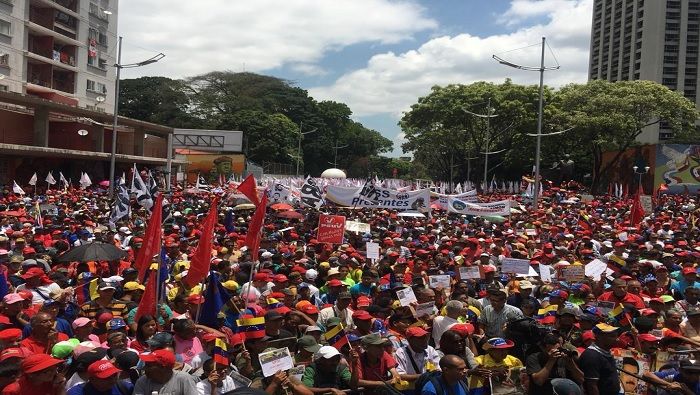 Importantes avenidas de Caracas son parte de la ruta por la que transita la marcha de este sábado