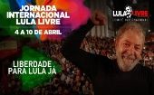 El Partido de los Trabajadores (PT) afirma que existe indignación mundial por el injusto encarcelamiento de Lula da Silva. 