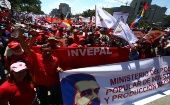 Venezolanos marchan por la paz y la soberanía 